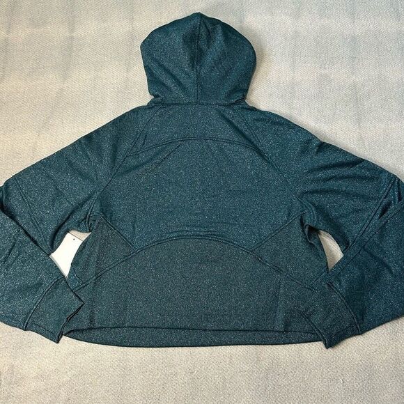 Lululemon Scuba Hoodie NWT $138 M/L Half Zip Storm Teal Silver Spark Rare - Picture 16 of 16